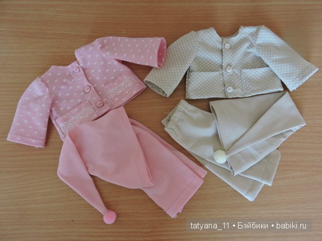Комплектики для Вихтелей, или моя первая кукольная коллекция одежды