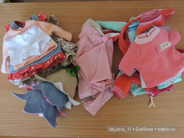 Комплектики для Вихтелей, или моя первая кукольная коллекция одежды
