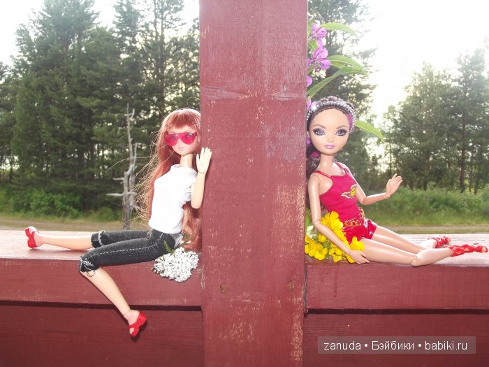 Как мои красавицы в Карелии отдыхали