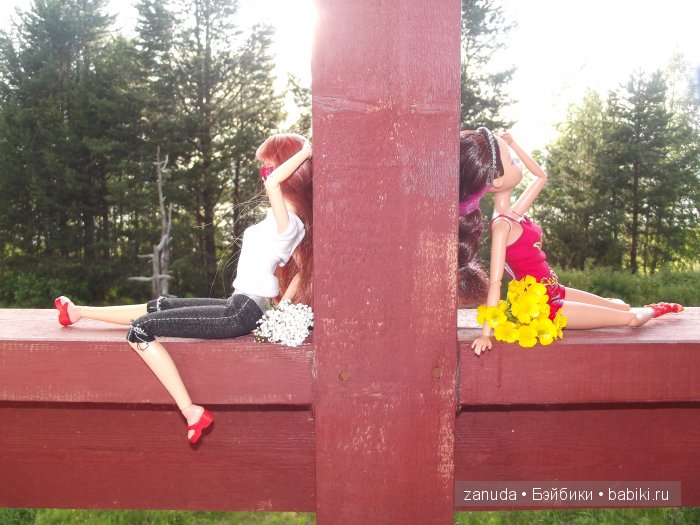 Как мои красавицы в Карелии отдыхали