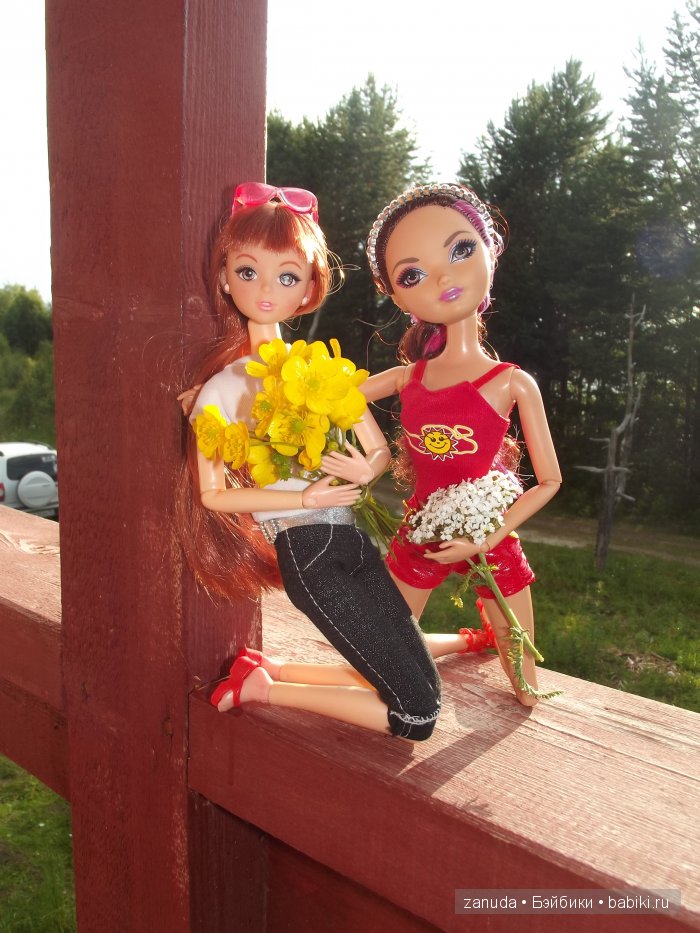 Как мои красавицы в Карелии отдыхали