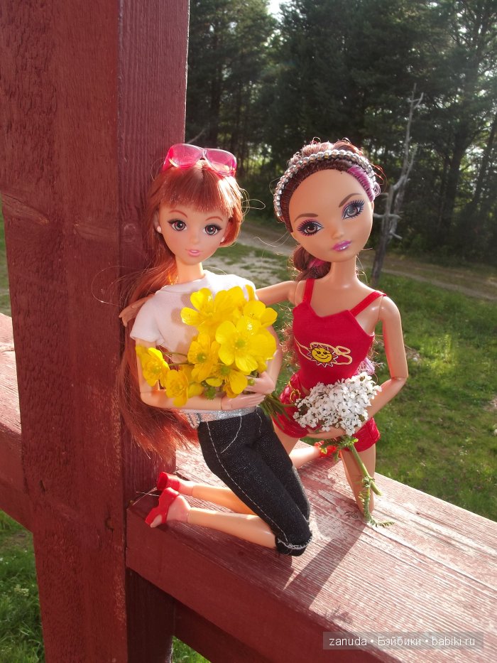 Как мои красавицы в Карелии отдыхали