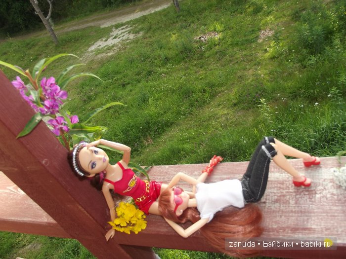 Как мои красавицы в Карелии отдыхали