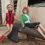 Как мои красавицы в Карелии отдыхали