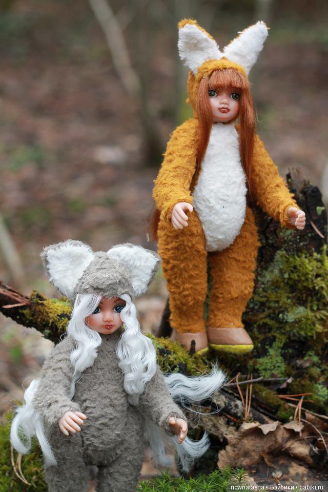 Десять лесных зверушек — Авторские куклы Тедди