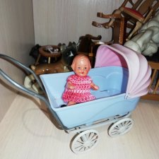 Немецкая кукольная коляска