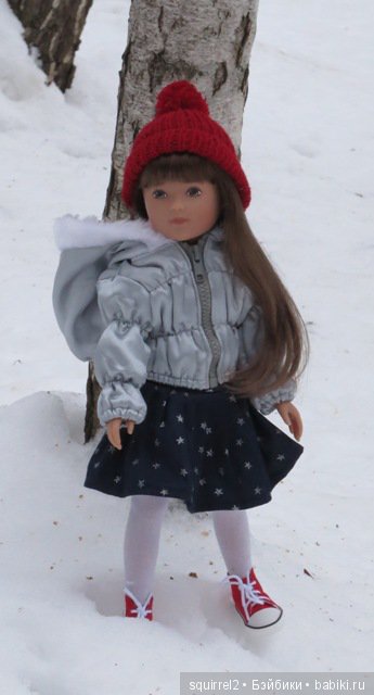 Девочка и февраль, беличья история. Кукла La Bella Kathe Kruse
