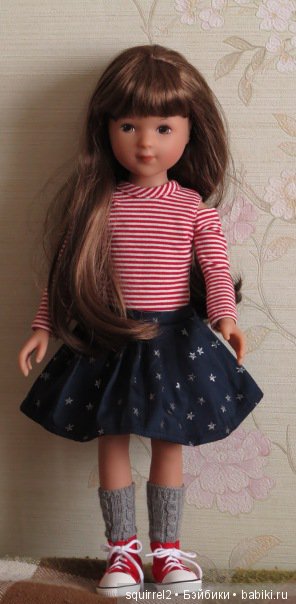 Девочка и февраль, беличья история. Кукла La Bella Kathe Kruse