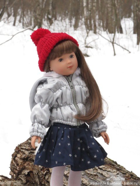 Девочка и февраль, беличья история. Кукла La Bella Kathe Kruse