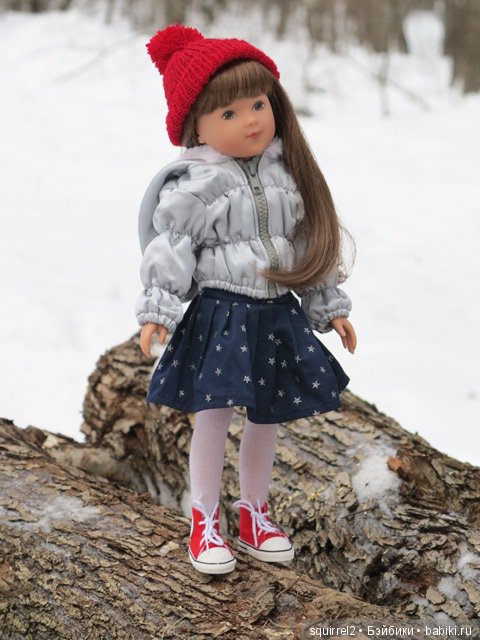 Девочка и февраль, беличья история. Кукла La Bella Kathe Kruse