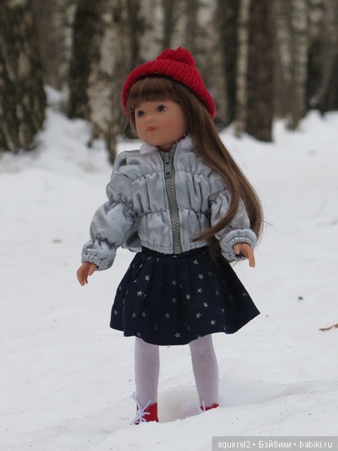 Девочка и февраль, беличья история. Кукла La Bella Kathe Kruse