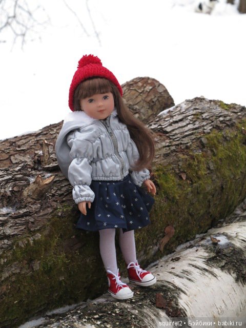 Девочка и февраль, беличья история. Кукла La Bella Kathe Kruse (фото 6)