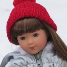 Девочка и февраль, беличья история. Кукла La Bella Kathe Kruse