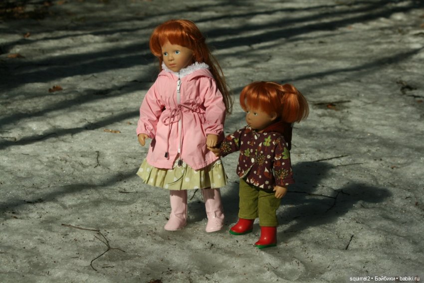 Весна. Апрель и рыжие девочки