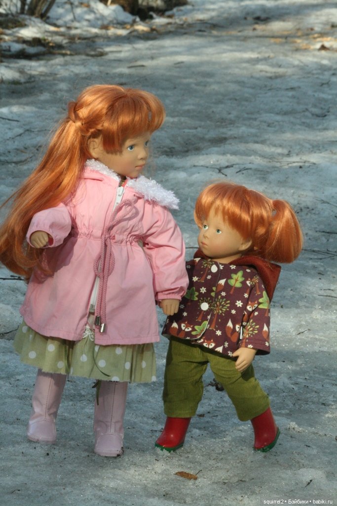 Весна. Апрель и рыжие девочки