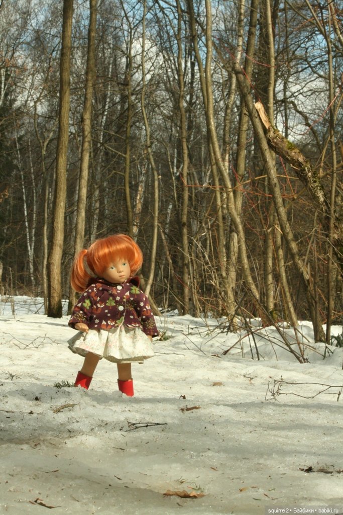 Весна. Апрель и рыжие девочки