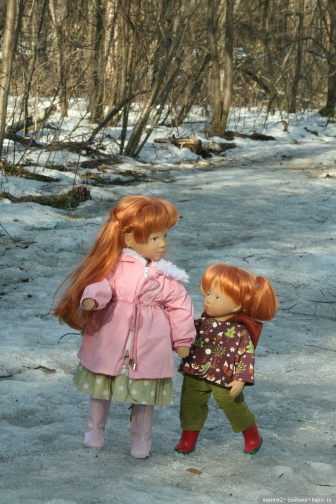 Весна. Апрель и рыжие девочки