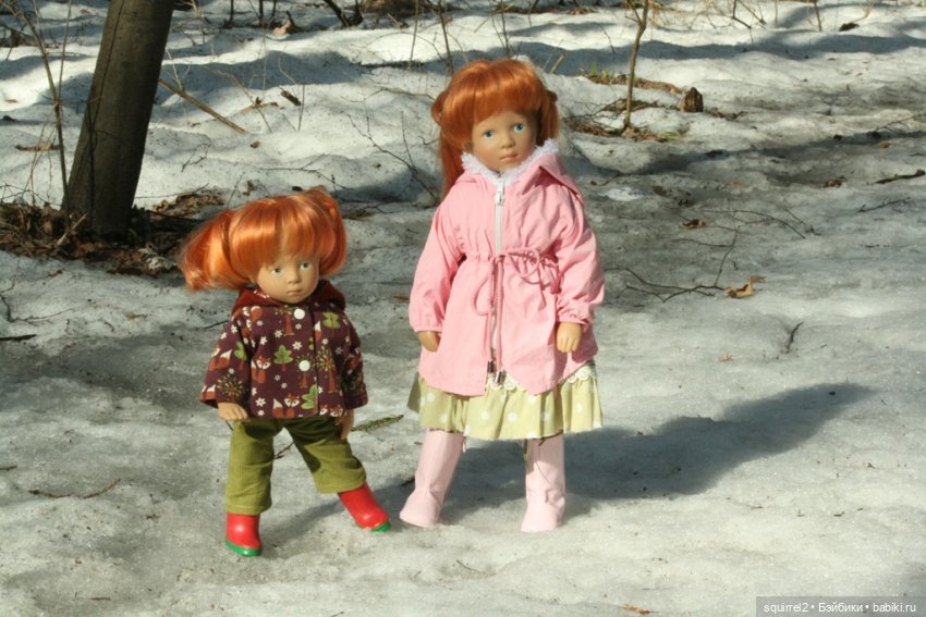 Весна. Апрель и рыжие девочки