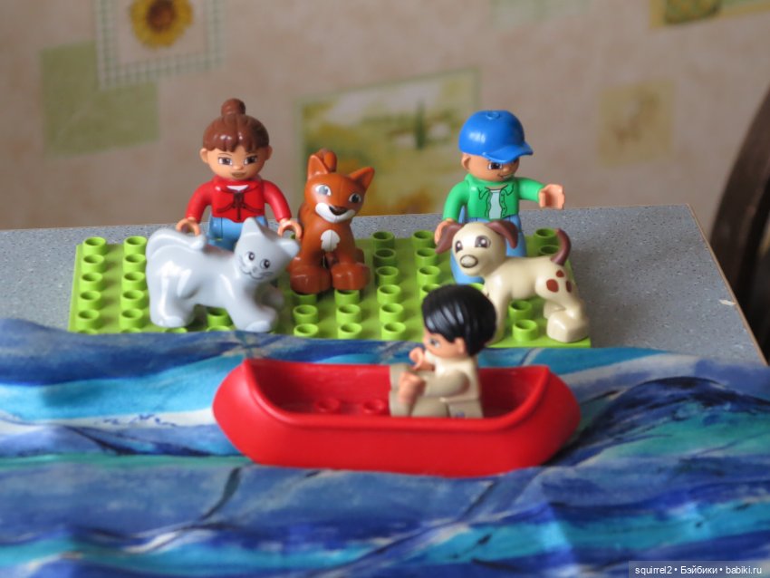 Про волка козу и капусту с фигурками Lego Duplo | Бэйбики Про волка козу и капусту с фигурками Lego Duplo