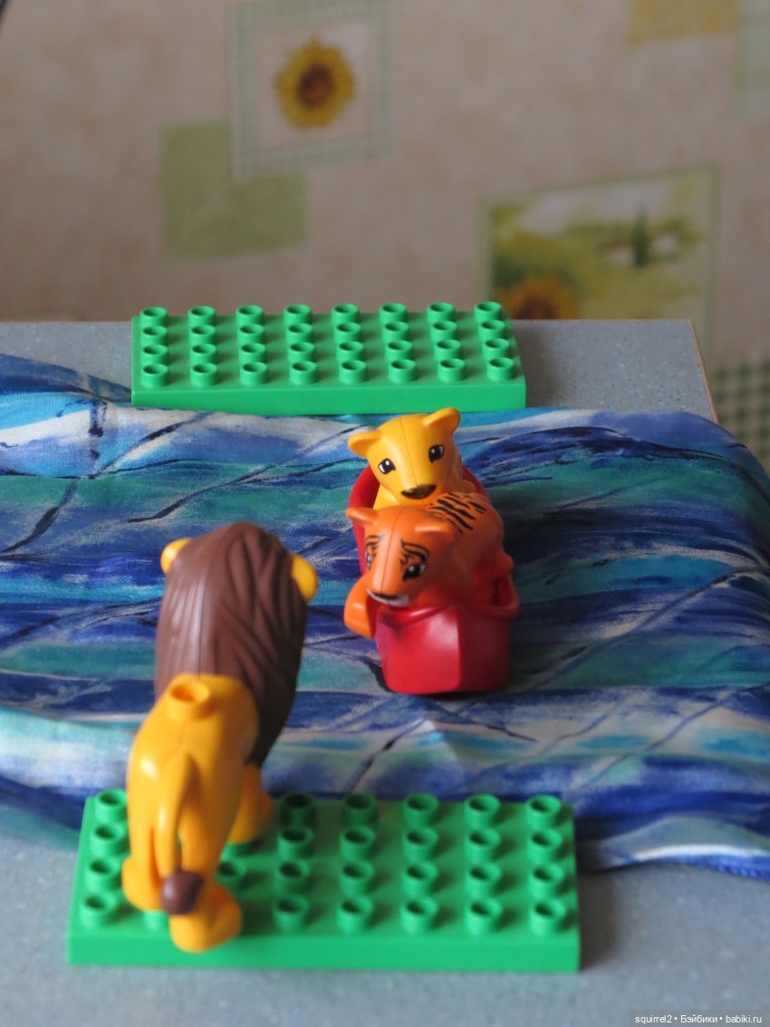 Про волка козу и капусту с фигурками Lego Duplo | Бэйбики Про волка козу и капусту с фигурками Lego Duplo