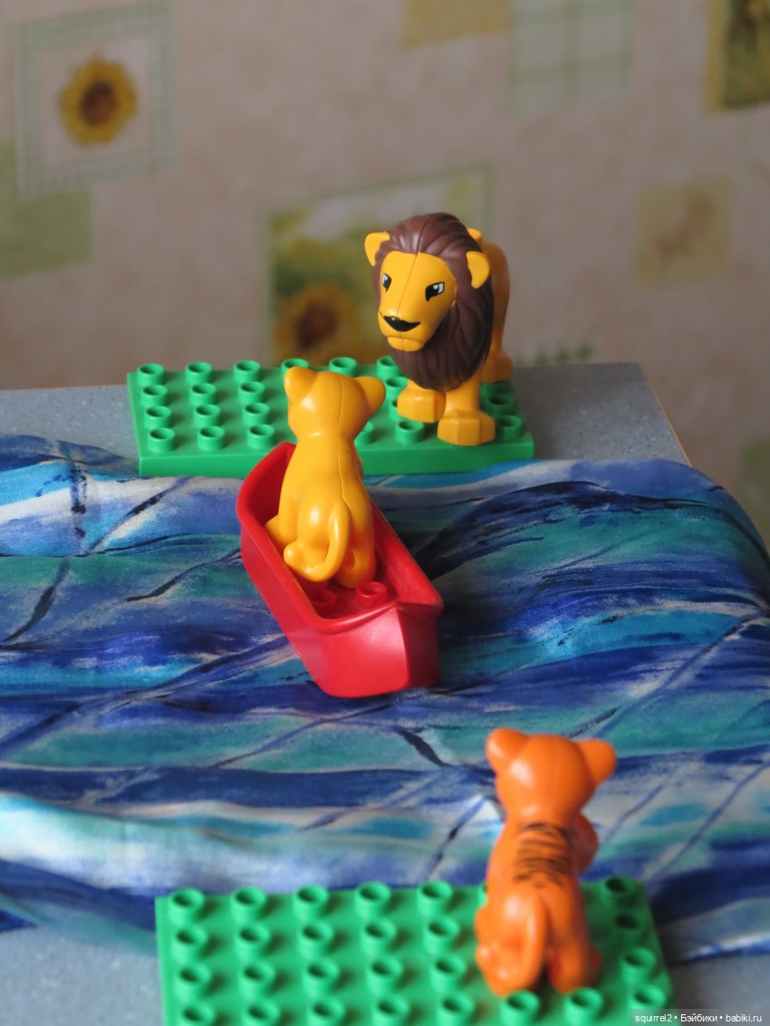 Про волка козу и капусту с фигурками Lego Duplo | Бэйбики Про волка козу и капусту с фигурками Lego Duplo