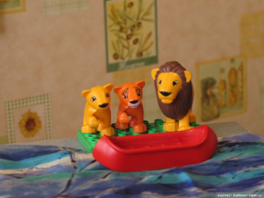 Про волка козу и капусту с фигурками Lego Duplo | Бэйбики Про волка козу и капусту с фигурками Lego Duplo