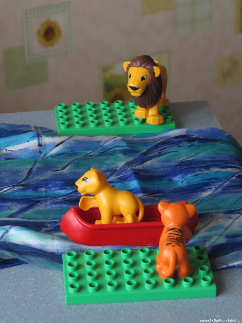 Про волка козу и капусту с фигурками Lego Duplo | Бэйбики Про волка козу и капусту с фигурками Lego Duplo