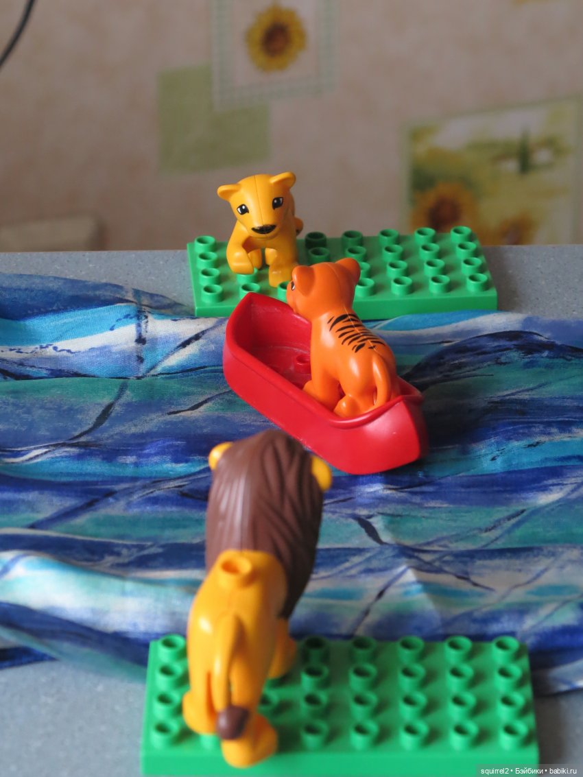 Про волка козу и капусту с фигурками Lego Duplo | Бэйбики Про волка козу и капусту с фигурками Lego Duplo