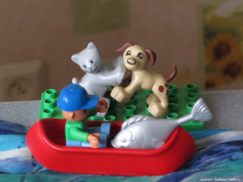 Про волка козу и капусту с фигурками Lego Duplo | Бэйбики Про волка козу и капусту с фигурками Lego Duplo (фото 2)