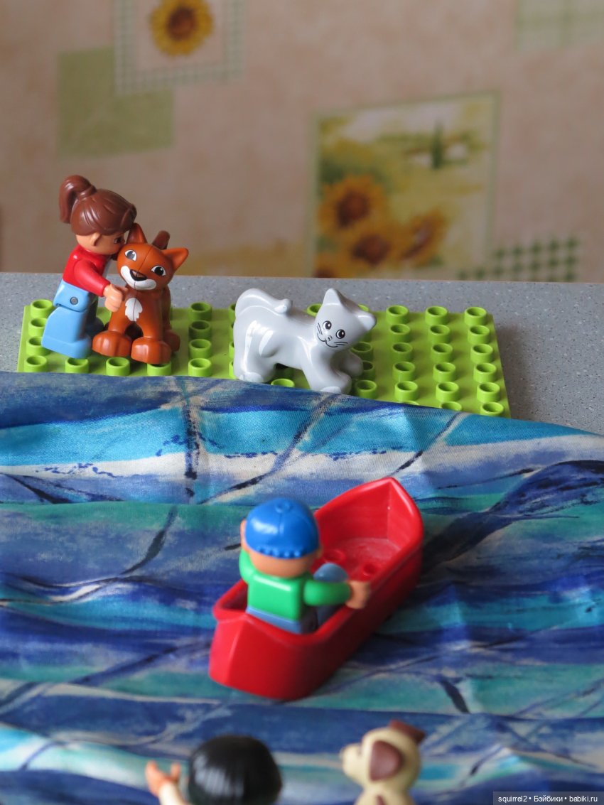 Про волка козу и капусту с фигурками Lego Duplo | Бэйбики Про волка козу и капусту с фигурками Lego Duplo