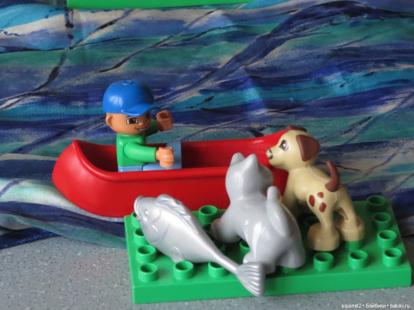 Про волка козу и капусту с фигурками Lego Duplo | Бэйбики Про волка козу и капусту с фигурками Lego Duplo