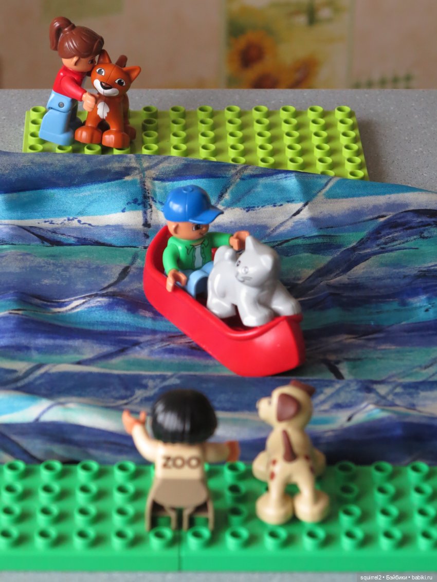 Про волка козу и капусту с фигурками Lego Duplo | Бэйбики Про волка козу и капусту с фигурками Lego Duplo