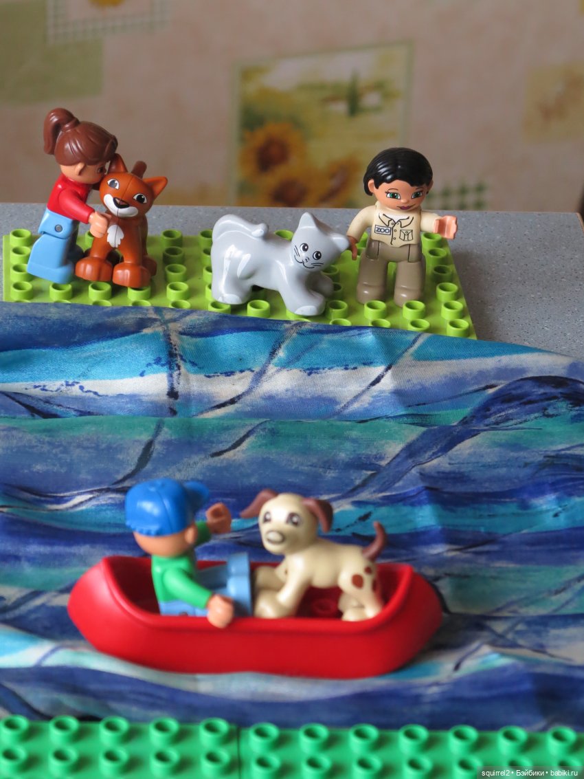 Про волка козу и капусту с фигурками Lego Duplo | Бэйбики Про волка козу и капусту с фигурками Lego Duplo