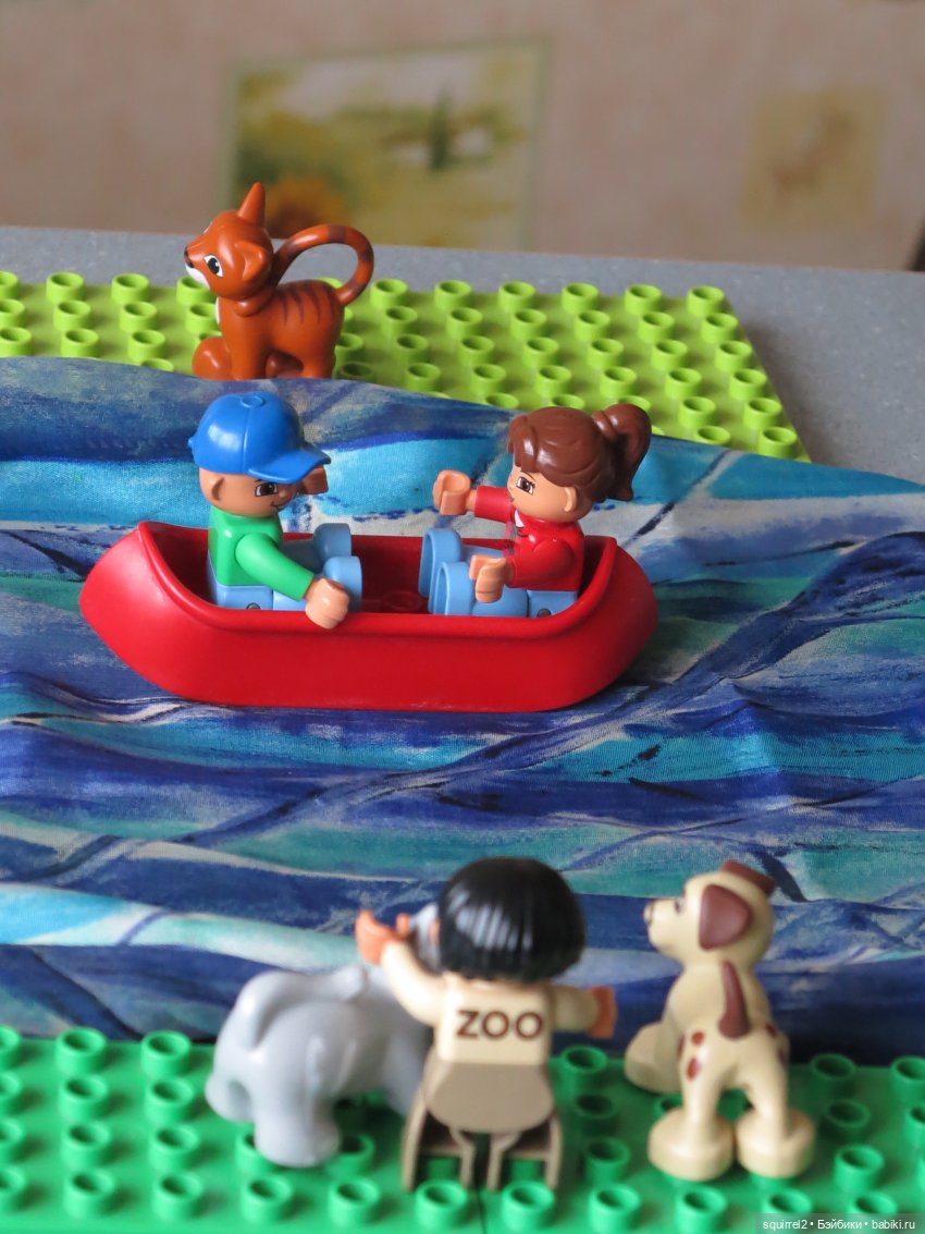 Про волка козу и капусту с фигурками Lego Duplo | Бэйбики Про волка козу и капусту с фигурками Lego Duplo