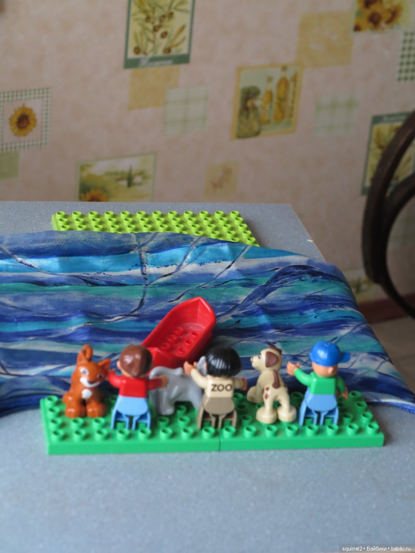 Про волка козу и капусту с фигурками Lego Duplo | Бэйбики Про волка козу и капусту с фигурками Lego Duplo