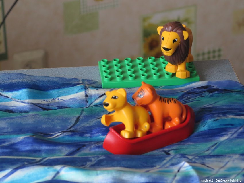 Про волка козу и капусту с фигурками Lego Duplo | Бэйбики Про волка козу и капусту с фигурками Lego Duplo