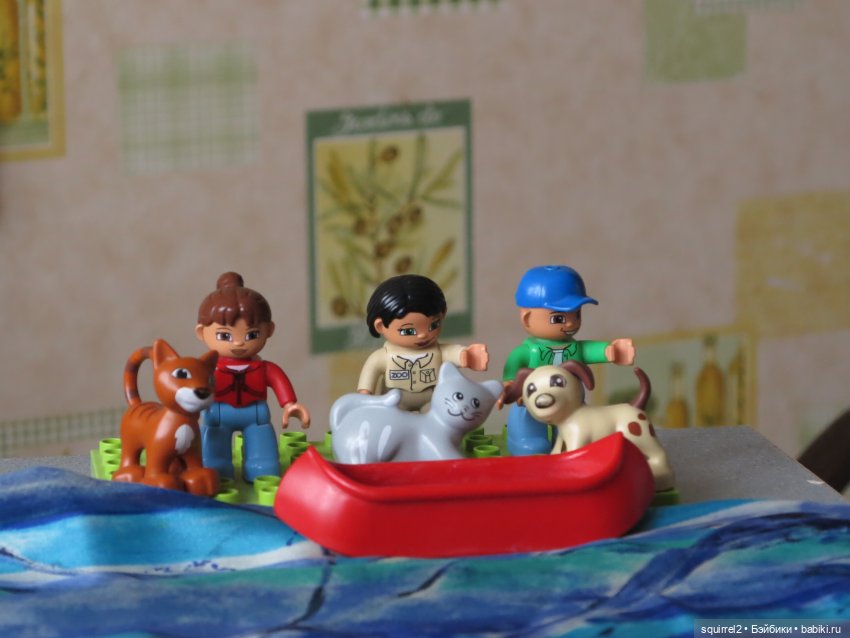 Про волка козу и капусту с фигурками Lego Duplo | Бэйбики Про волка козу и капусту с фигурками Lego Duplo