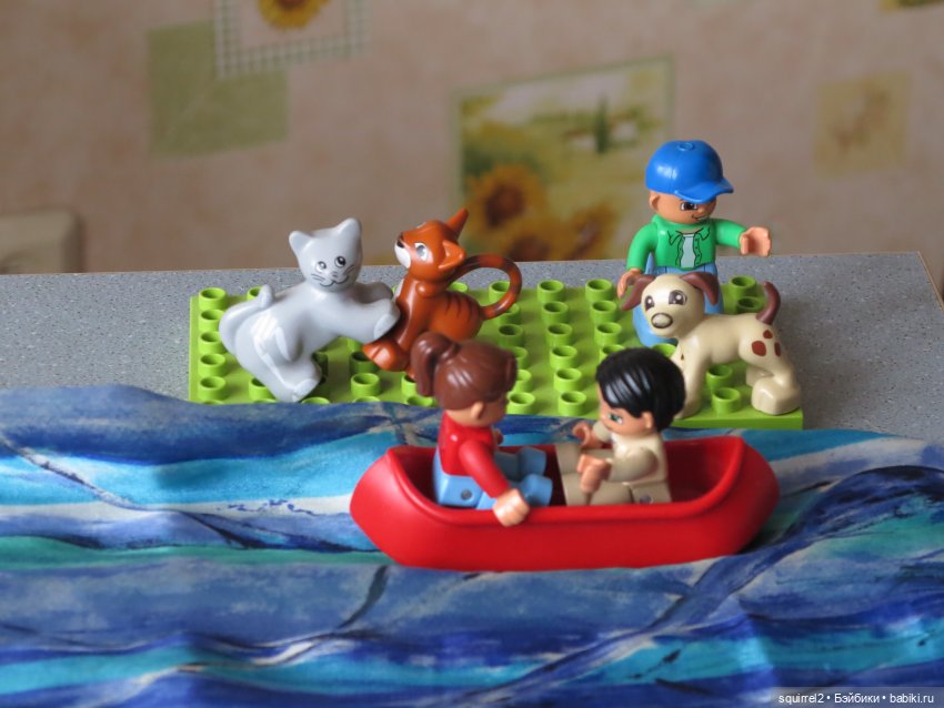 Про волка козу и капусту с фигурками Lego Duplo | Бэйбики Про волка козу и капусту с фигурками Lego Duplo