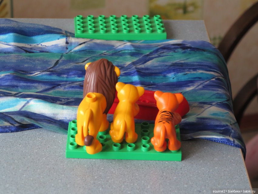 Про волка козу и капусту с фигурками Lego Duplo | Бэйбики Про волка козу и капусту с фигурками Lego Duplo