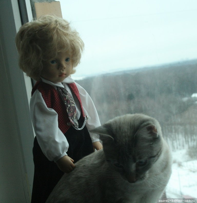 Мальчики и кошка — Куклы Sylvia Natterer (Сильвия Наттерер): Gotz