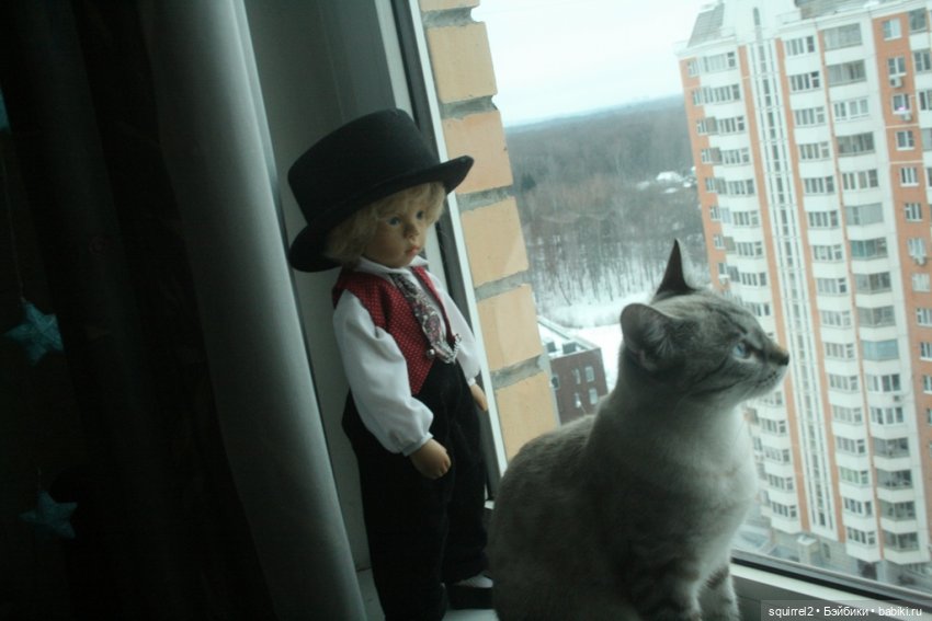 Мальчики и кошка — Куклы Sylvia Natterer (Сильвия Наттерер): Gotz (фото 8)