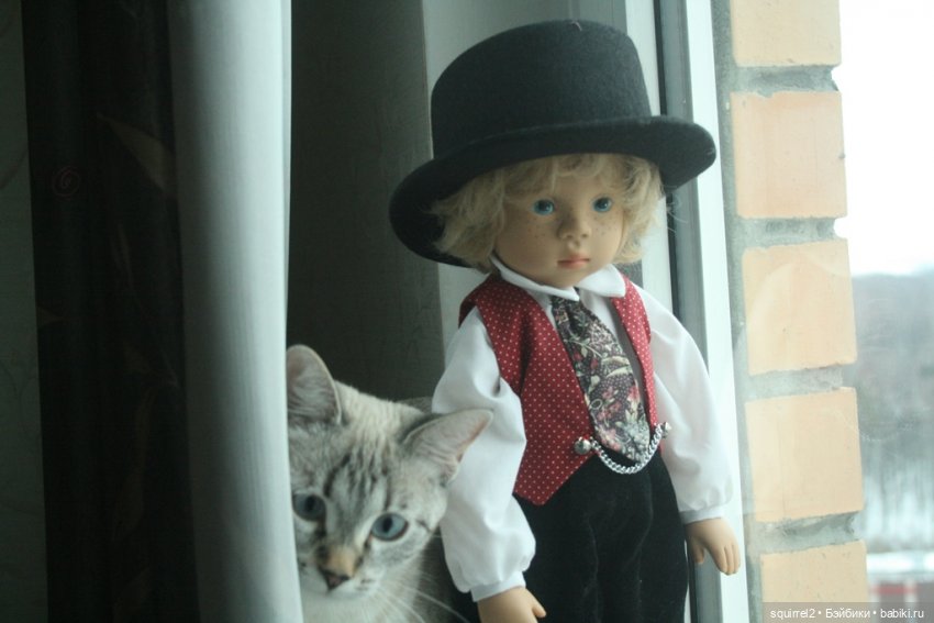 Мальчики и кошка — Куклы Sylvia Natterer (Сильвия Наттерер): Gotz (фото 10)