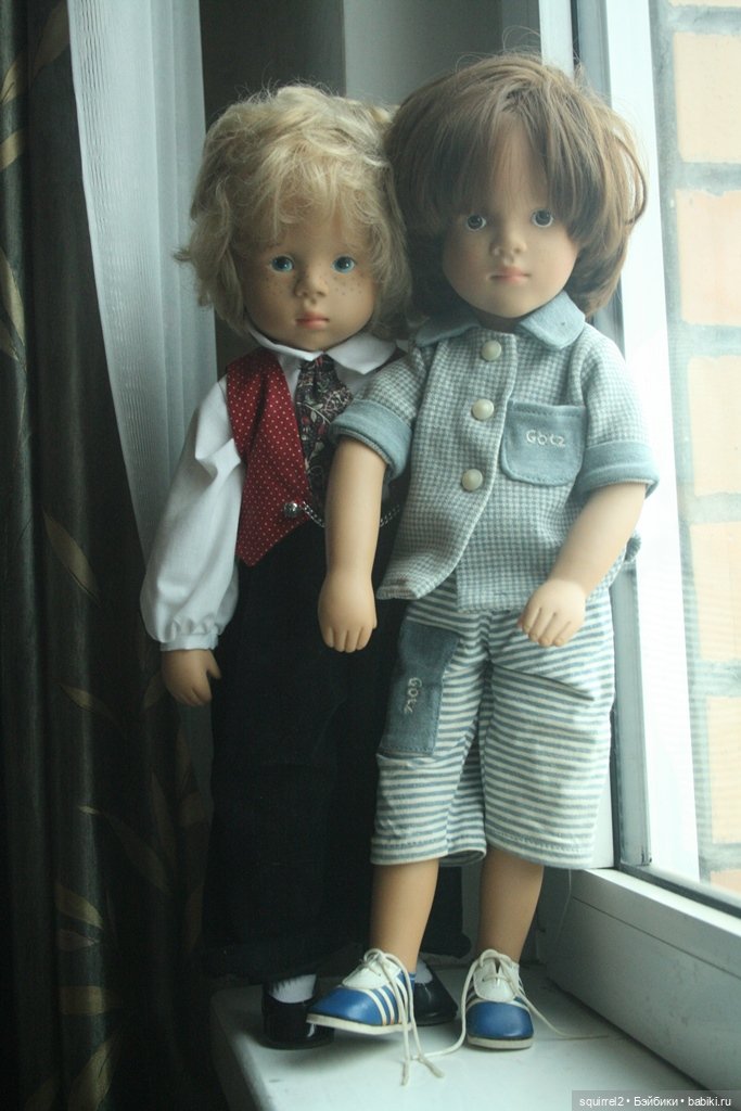 Мальчики и кошка — Куклы Sylvia Natterer (Сильвия Наттерер): Gotz