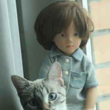 Мальчики и кошка
