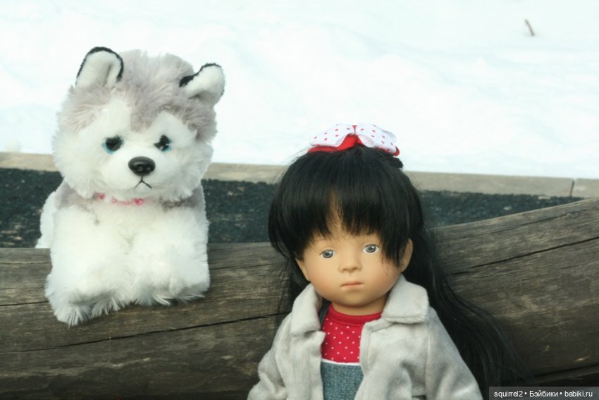 Девочка и собака. Весення прогулка (фото 8)