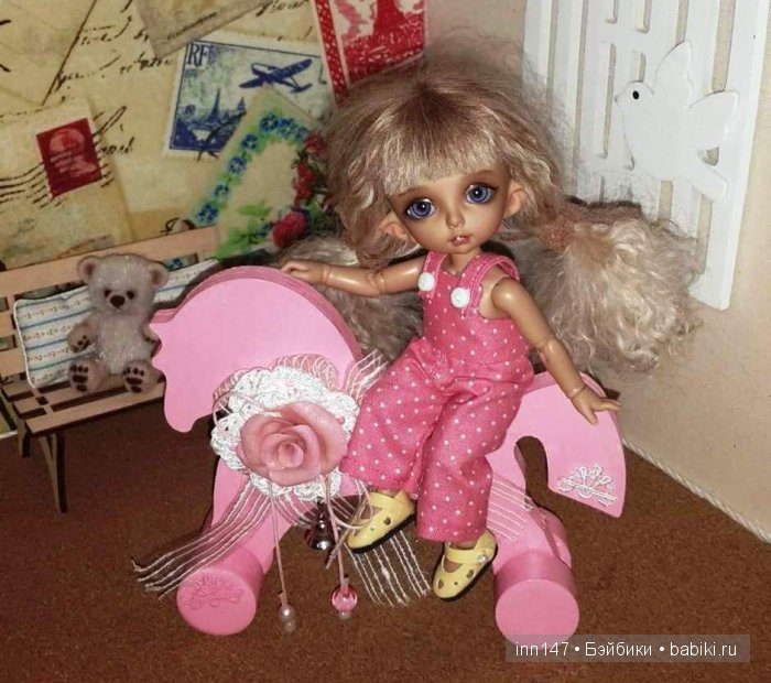 Моя малышка - пукифи Зоя PukiFee Zoe Fayriland, лошадка и мишка, наши обновочки (фото 3)