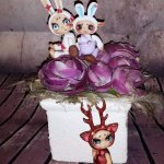 Существа от Милы. И мои девочки, приглашаем... знакомьтесь