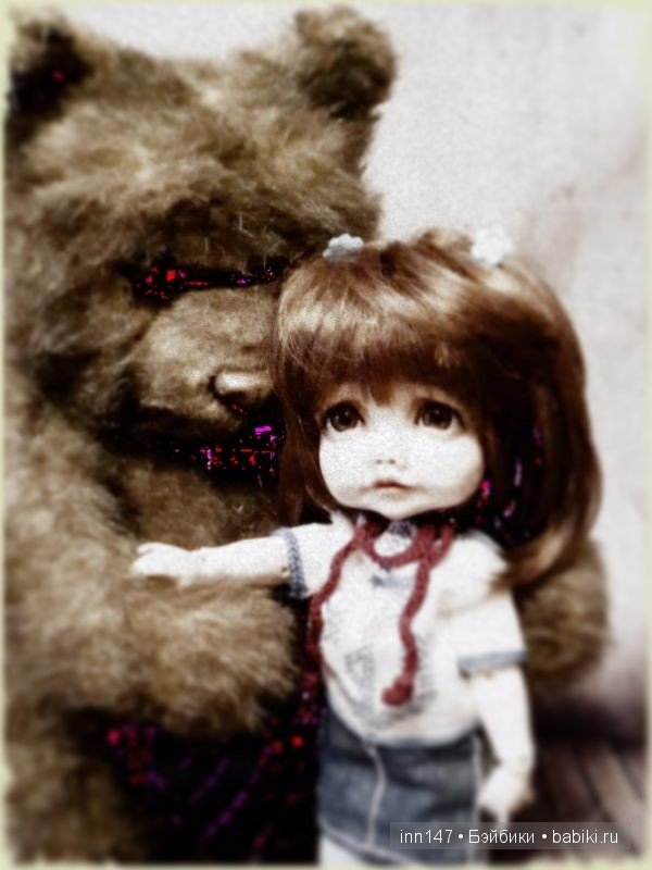 Как Ромашка готовилась к конкурсу "Кукла с мишкой" 14.12 - 25.12.15