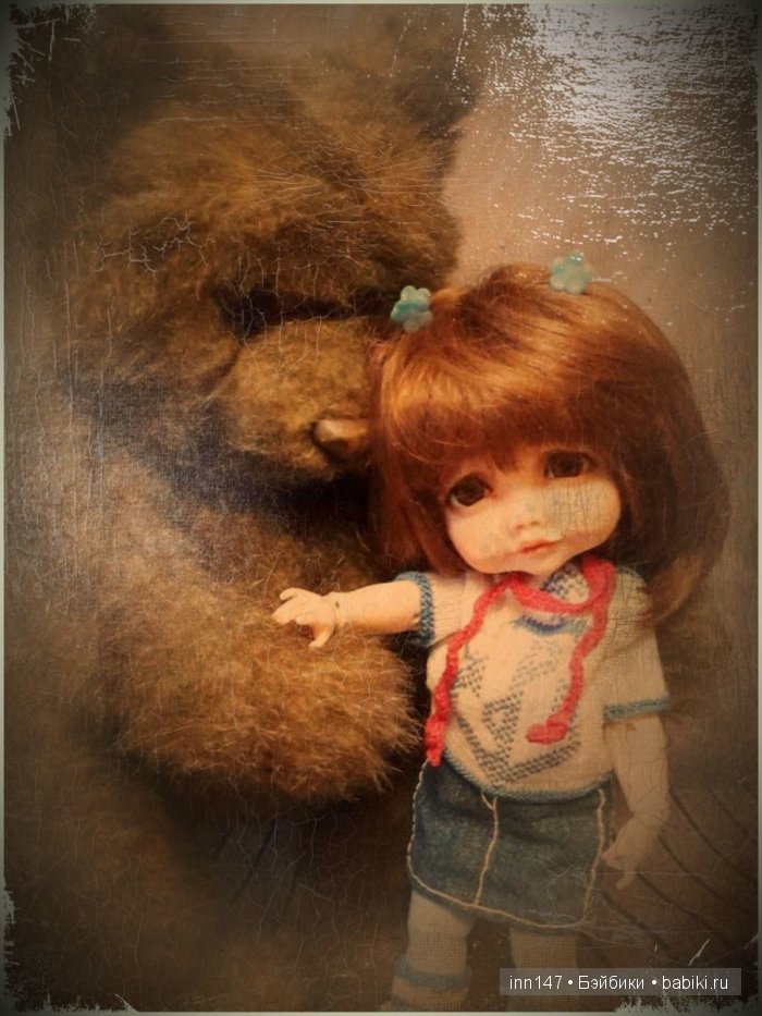 Как Ромашка готовилась к конкурсу "Кукла с мишкой" 14.12 - 25.12.15