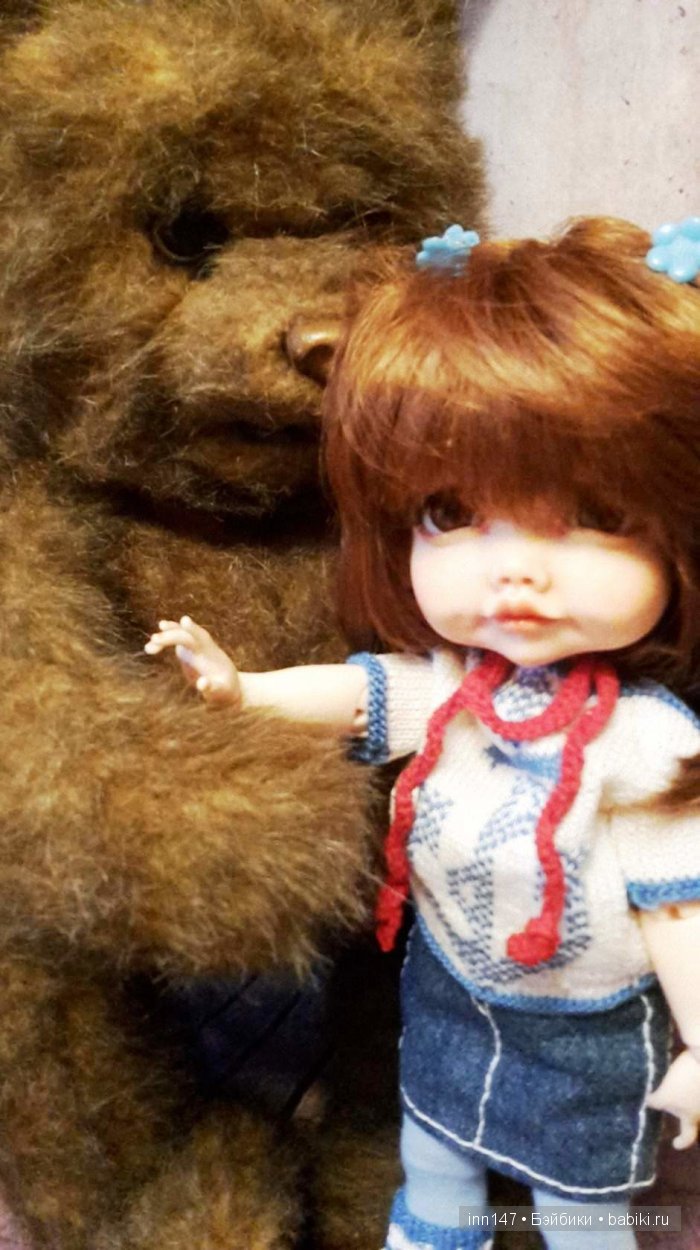 Как Ромашка готовилась к конкурсу "Кукла с мишкой" 14.12 - 25.12.15